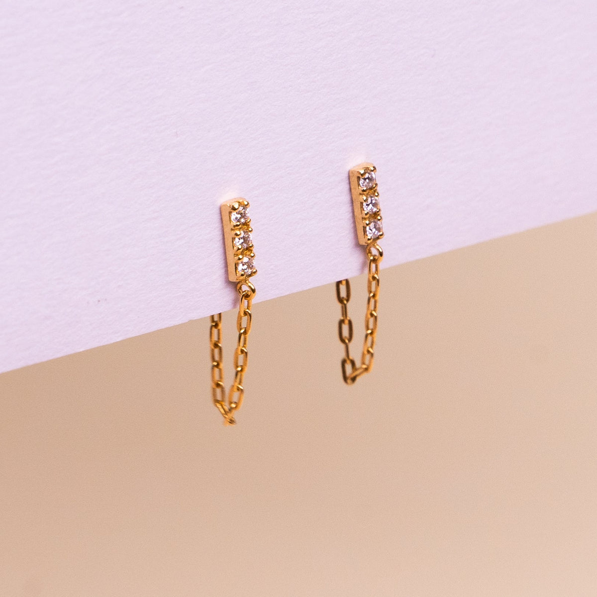 Chain earrings