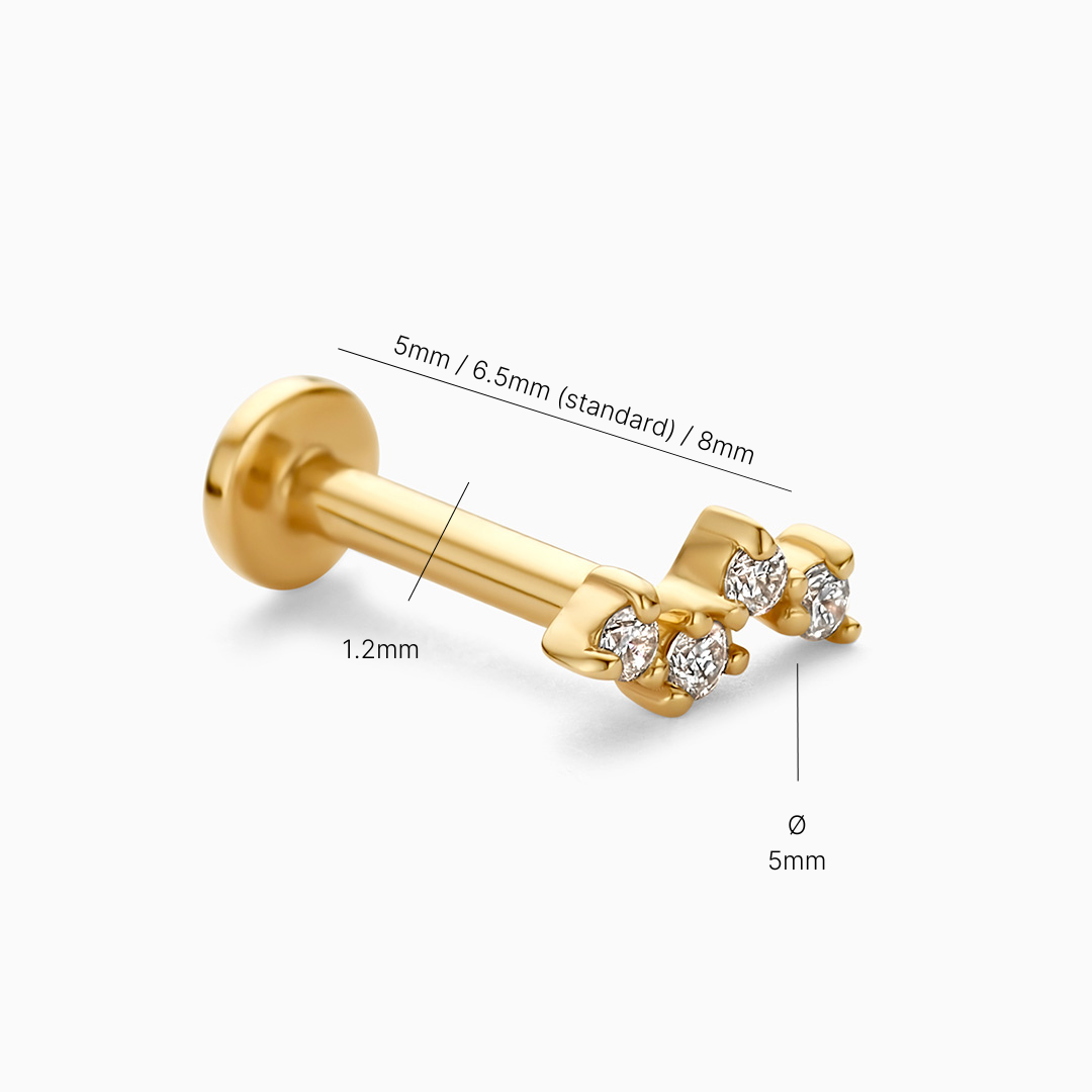 Signature Diamond Piercing Set