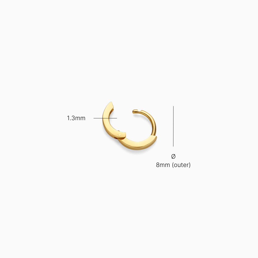 Single Huggie (8mm)