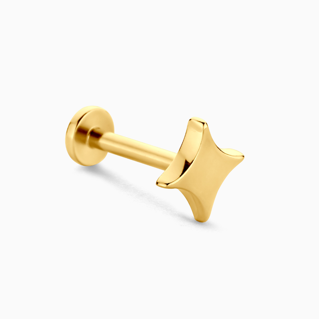 Spark Flatback Stud Earring