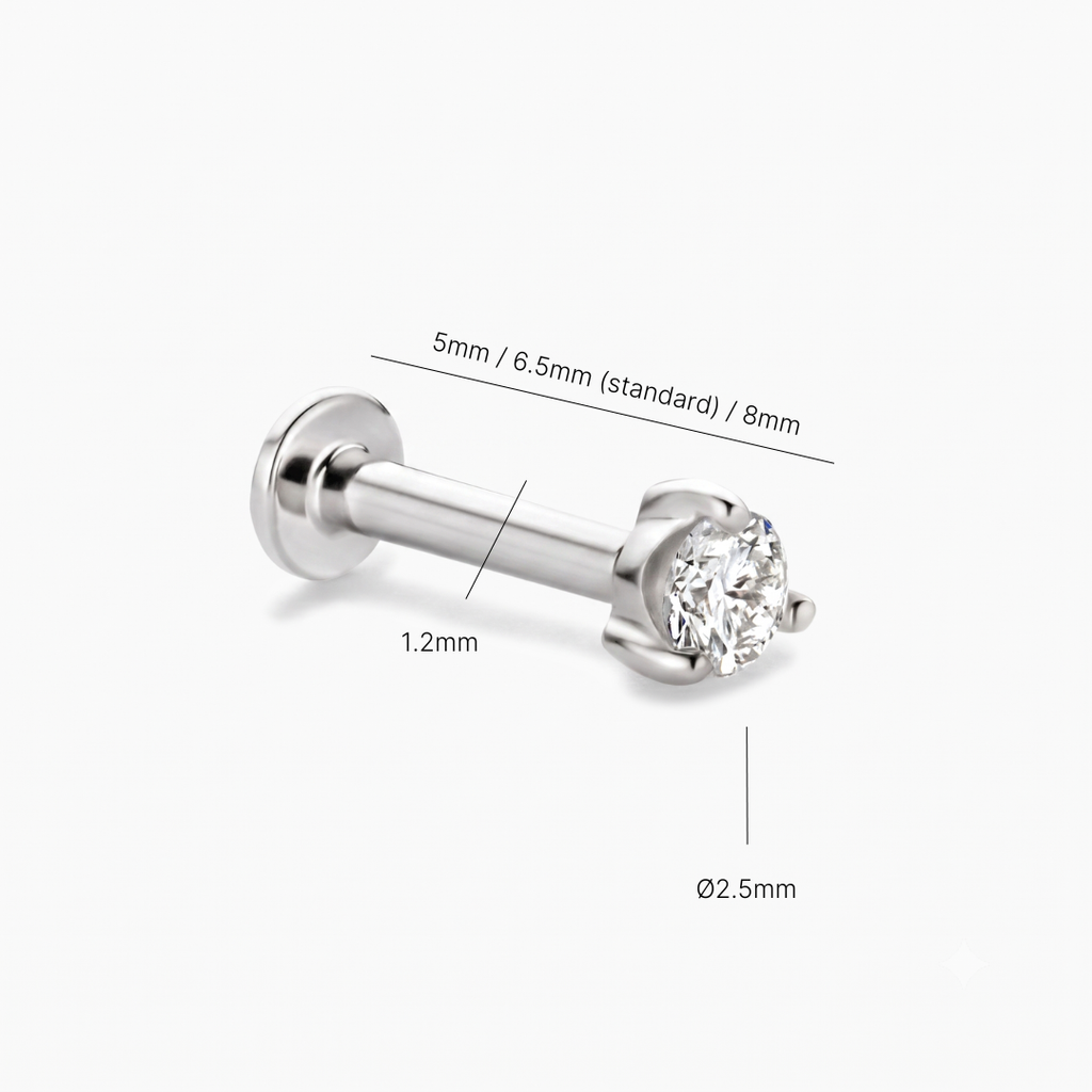 Diamond Dot 2.5 Piercing