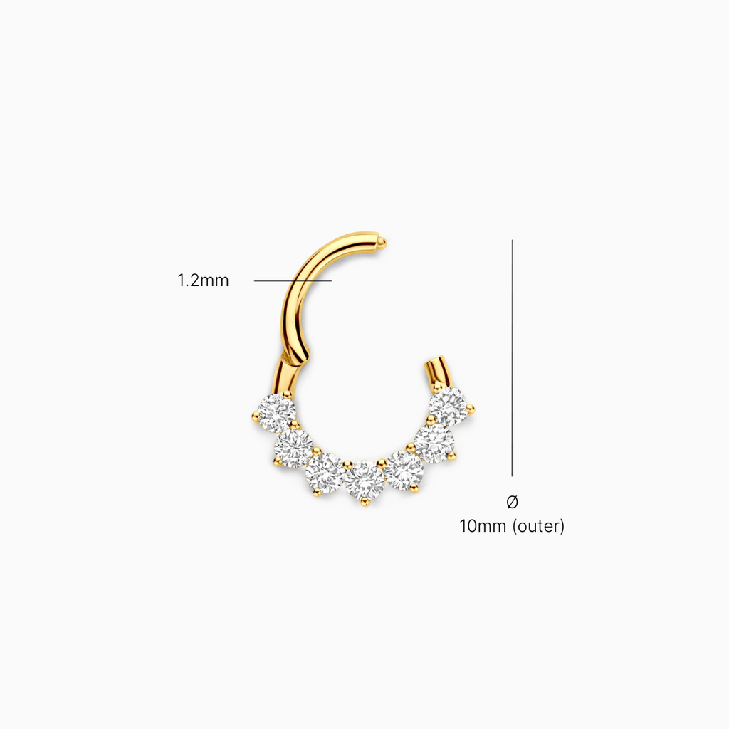 Diamond Luma Daith Piercing