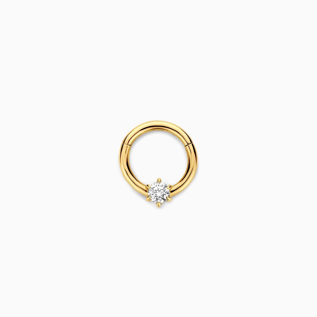 Diamond Solene Daith Piercing