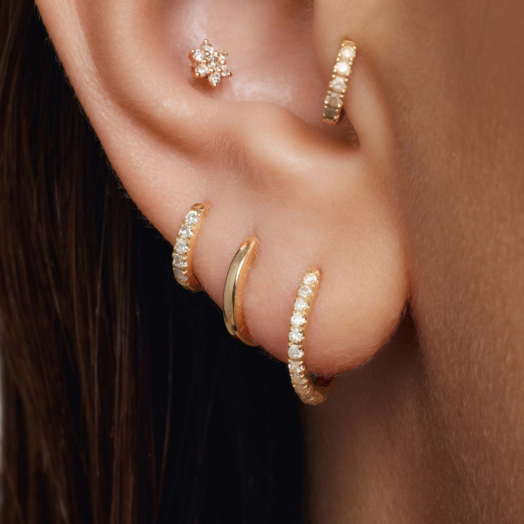Diamond Huggies (12mm)