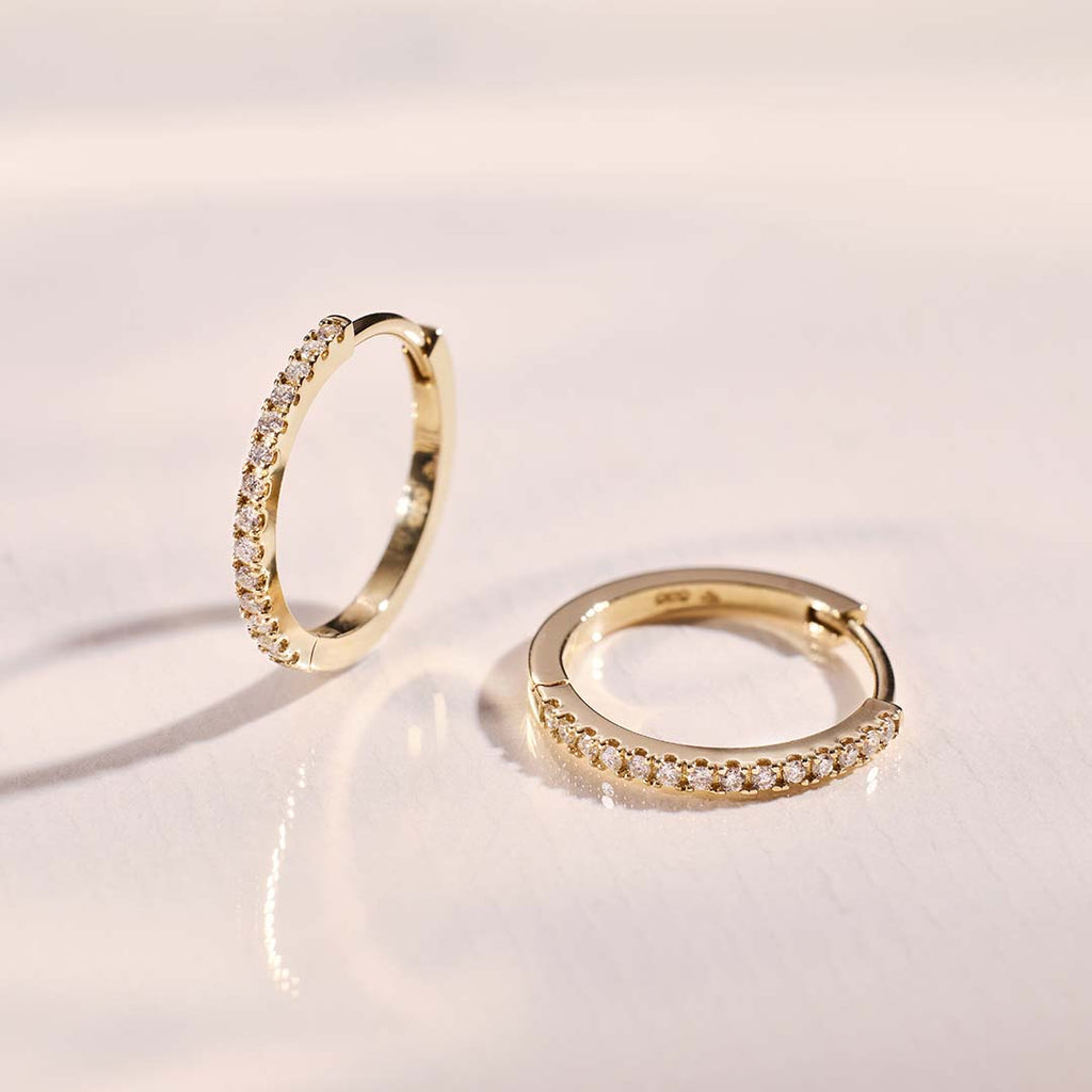 Diamond Huggies (15mm)