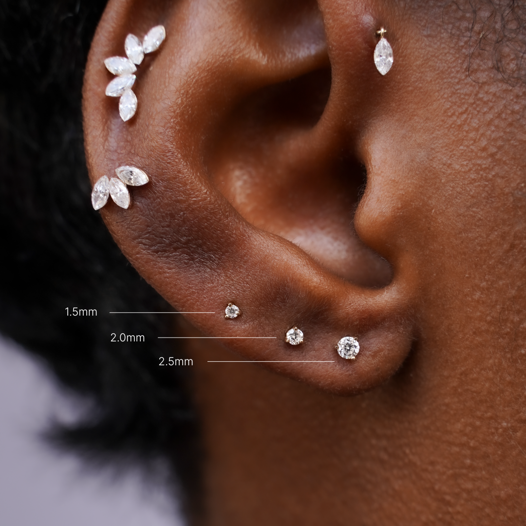 Diamond Dot 2.5 Piercing
