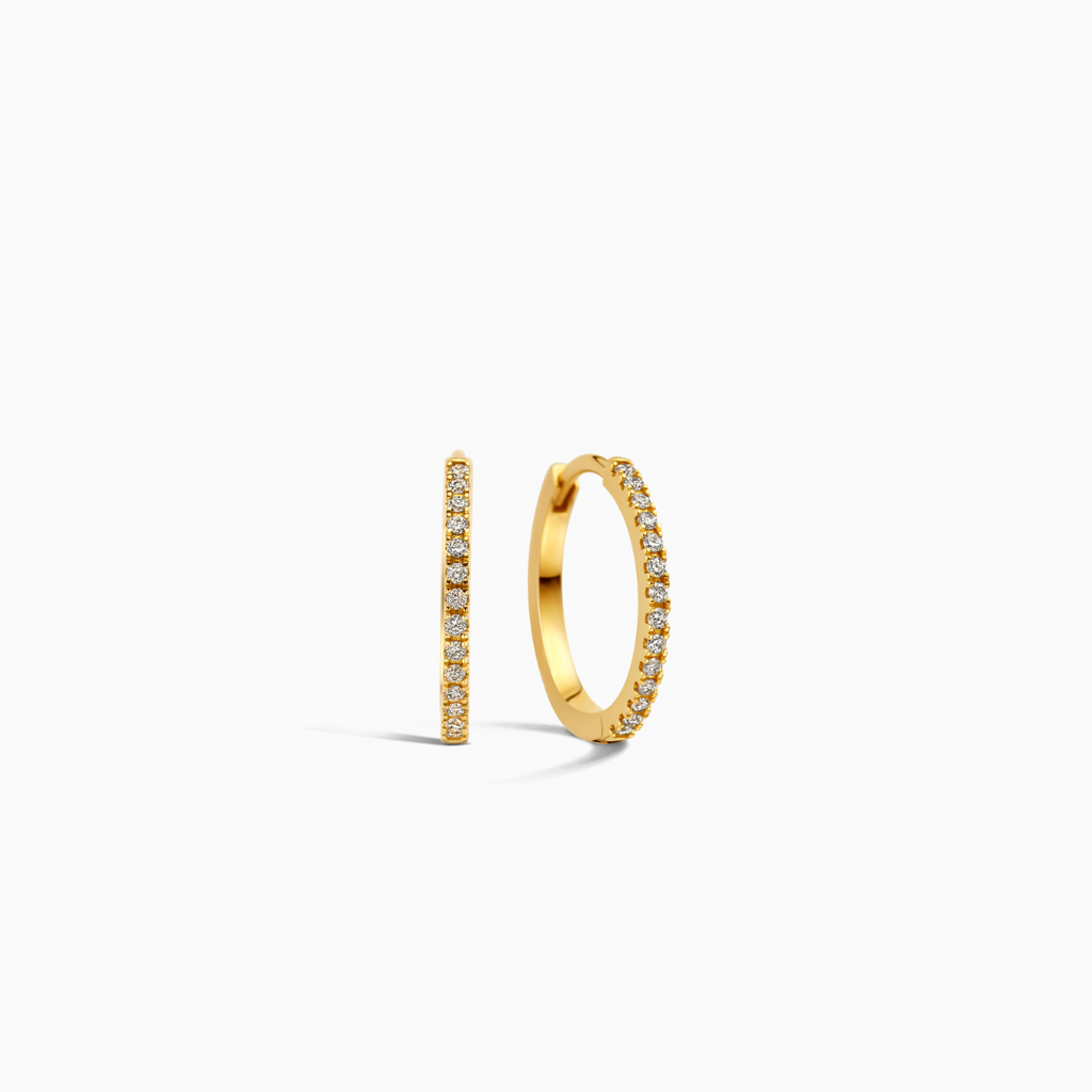 Diamond Huggies (15mm)