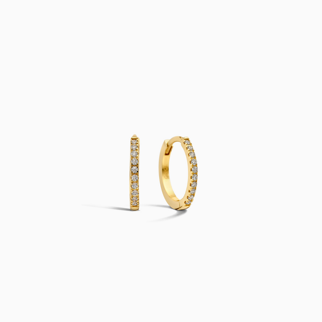 Diamond Huggies (12mm)
